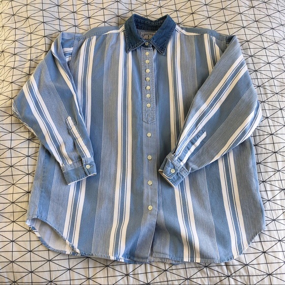 *sold* Striped button down - Picture 3 of 4